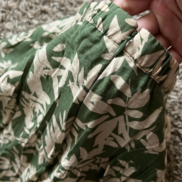 BA&SH Tally Botanical-print High-rise Woven Maxi Skirt in Green Size 0 | XS - Picture 13 of 13